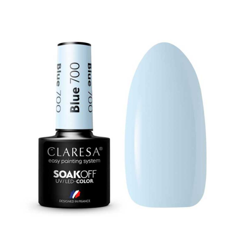 Claresa - Vernis à ongles semi-permanent Soak off - 700: Blue