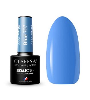 Claresa - Vernis à ongles semi-permanent Soak off - 707: Blue