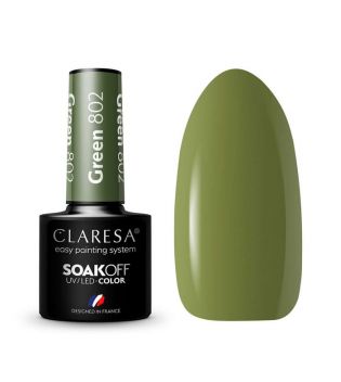 Claresa - Vernis à ongles semi-permanent Soak off - 802: Green