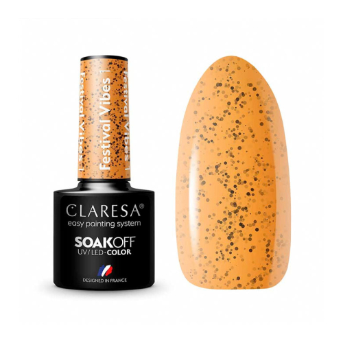 Claresa - Festival Vibes Vernis à ongles semi-permanent Soak off - 1