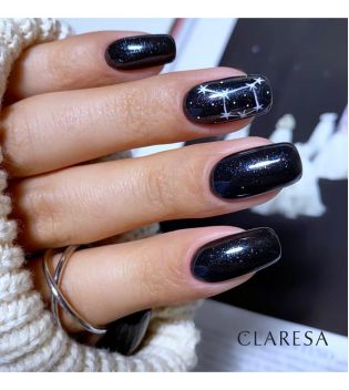 Claresa - Vernis à ongles semi-permanent Soak off - Galaxy Black