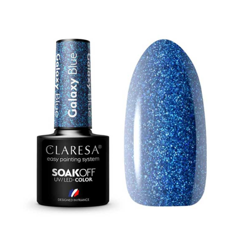 Claresa - Vernis à ongles semi-permanent Soak off - Galaxy Blue
