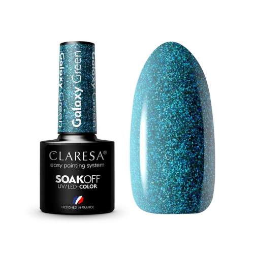 Claresa - Vernis à ongles semi-permanent Soak off - Galaxy Green