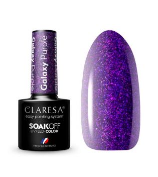 Claresa - Vernis à ongles semi-permanent Soak off - Galaxy Purple