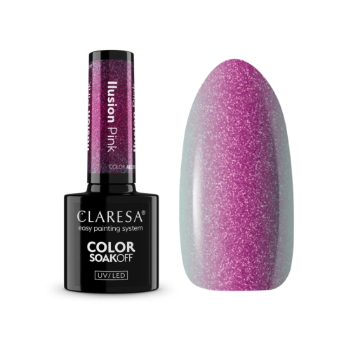 Claresa - Vernis semi-permanent Soak off - Ilusion Pink