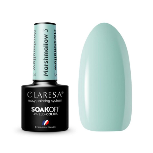 Claresa - Vernis semi-permanent Soak off Marshmallow - 03