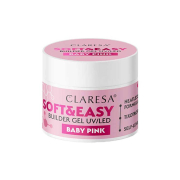 Claresa - Gel de construction Soft & Easy - Baby pink - 45 g