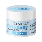 Claresa - Gel de construction Soft & Easy - Clear - 90 g