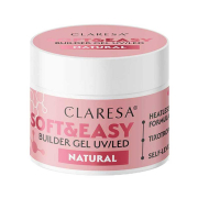 Claresa - Gel de construction Soft & Easy - Natural - 90 g