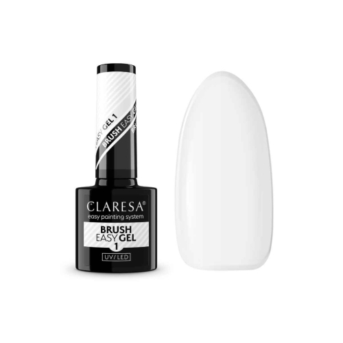 Claresa - Gel pour ongles semi-permanent Brush Easy - 01