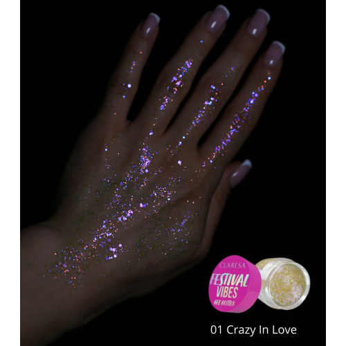 Claresa - Paillettes en gel Festival Vibes - 01: Crazy in Love