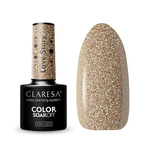 Claresa - *Love Story* - Vernis semi-permanent Soak off - 01