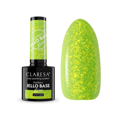Claresa - *Rainbow Jello Base* - Vernis semi-permanent - Lime