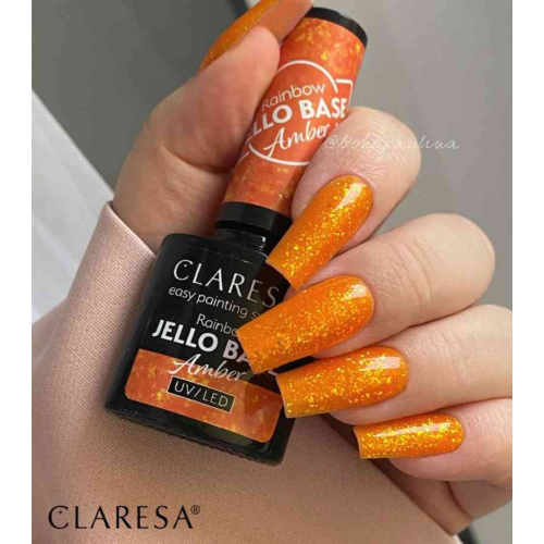 Claresa - *Rainbow Jello Base* - Vernis à ongles semi-permanent - Amber