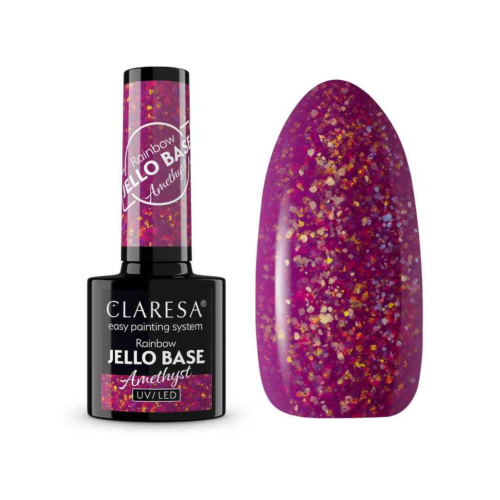 Claresa - *Rainbow Jello Base* - Vernis semi-permanent - Amethyst