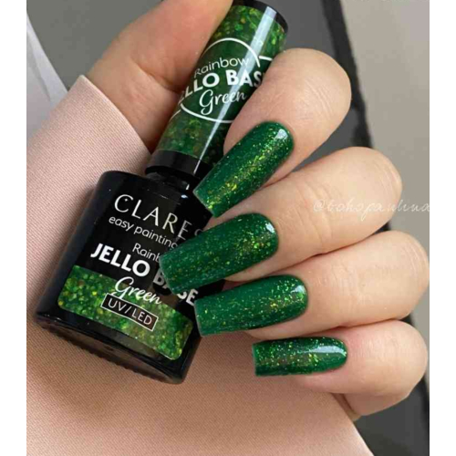 Claresa - *Rainbow Jello Base* - Vernis à ongles semi-permanent - Green