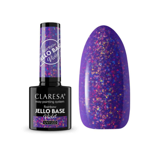 Claresa - *Rainbow Jello Base* - Vernis semi-permanent - Violet