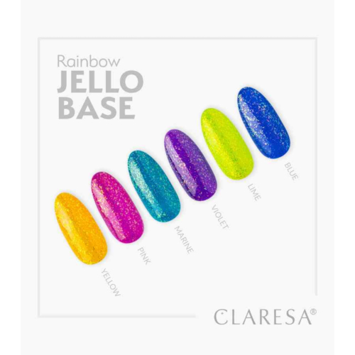 Claresa - *Rainbow Jello Base* - Vernis semi-permanent - Violet