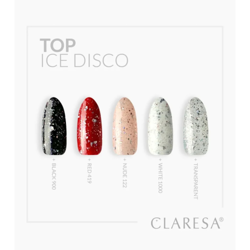 Claresa - Top Coat No Wipe - Ice Disco