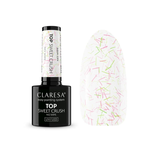 Claresa - Top Coat semi-permanent No Wipe - Sweet Crush