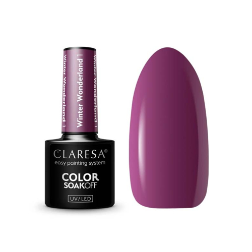 Claresa - *Winter Wonderland* - Soak off vernis semi-permanent - 01