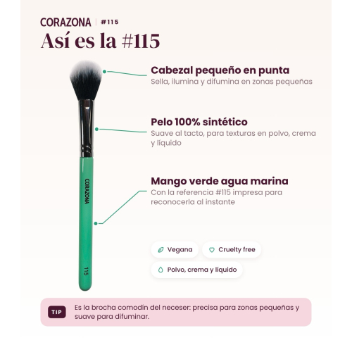 CORAZONA - Pinceau de Précision Multiusage - 115