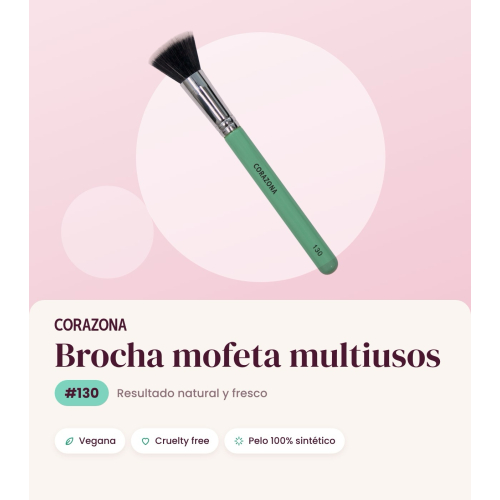 CORAZONA - Pinceau de maquillage polyvalent - 130