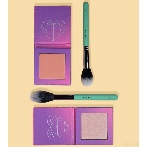 CORAZONA - Pinceau illuminateur et blush - 101