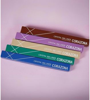 CORAZONA  - Eye-liner Crystal Ink Liner - Obsessed