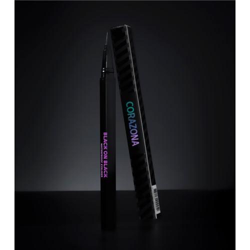 CORAZONA - Eyeliner waterproof Black on Black