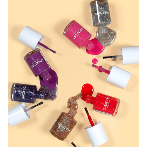 CORAZONA - Vernis à ongles Glitter - Flax