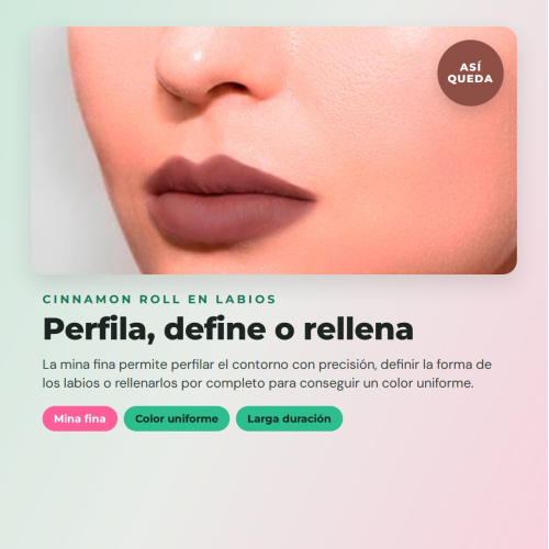 CORAZONA Pack 3 profilateurs Cinnamon Roll The Limit Lip Liner texture crémeuse haute pigmentation fini mat format automatique végan sans cruauté