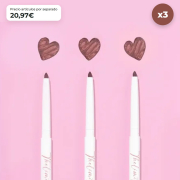 CORAZONA Pack 3 profilateurs Cinnamon Roll The Limit Lip Liner texture crémeuse haute pigmentation fini mat format automatique végan sans cruauté