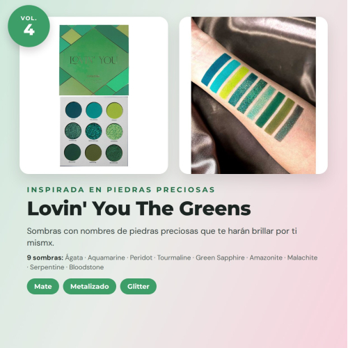 CORAZONA Pack de Paletas de Sombras Total Lovin' You 4 Paletas Veganas et Cruelty Free avec 9 Ombres Chacune en Tons Mate Métallisés et Glitter