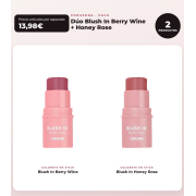 CORAZONA - Pack Duo Blush Blush In Berry Wine + Honey Rose