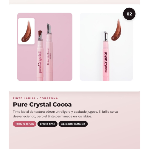 CORAZONA - Pack Trío Labios avec The Limit Cinnamon Roll, Pure Crystal Cocoa et Gloss Up Icy Kiss
