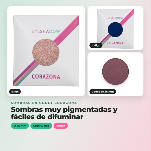 CORAZONA - Palette de fards à paupières personnalisée Monica Vizuete