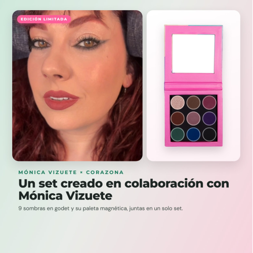 CORAZONA - Palette de fards à paupières personnalisée Monica Vizuete