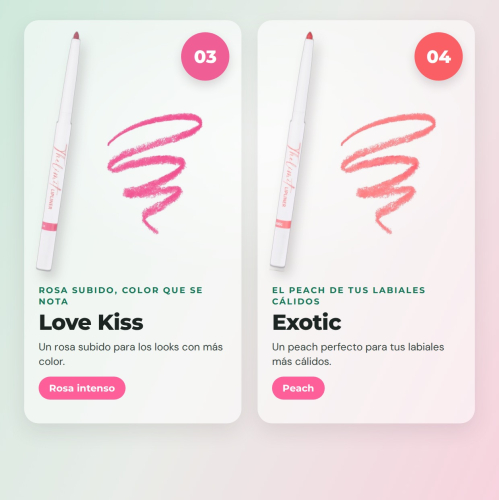 CORAZONA The Limit Full Set | 8 Profilers à Lèvres Ultrapigmentés avec Texture Crémeuse et Fini Mat Cruelty Free Vegan