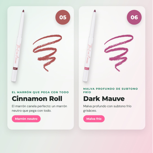 CORAZONA The Limit Full Set | 8 Profilers à Lèvres Ultrapigmentés avec Texture Crémeuse et Fini Mat Cruelty Free Vegan