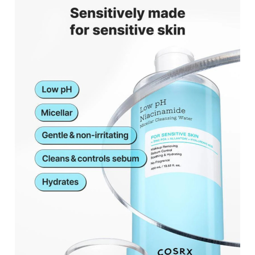 COSRX - Eau Micellaire Nettoyante à la Niacinamide Low PH