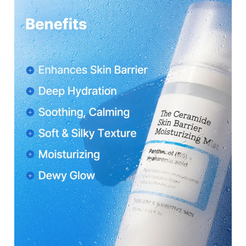 COSRX - Brume hydratante pour le visage The Ceramide Skin Barrier