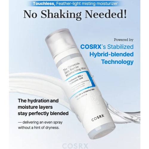 COSRX - Brume hydratante pour le visage The Ceramide Skin Barrier