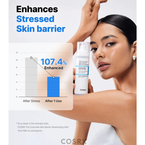 COSRX - Brume hydratante pour le visage The Ceramide Skin Barrier