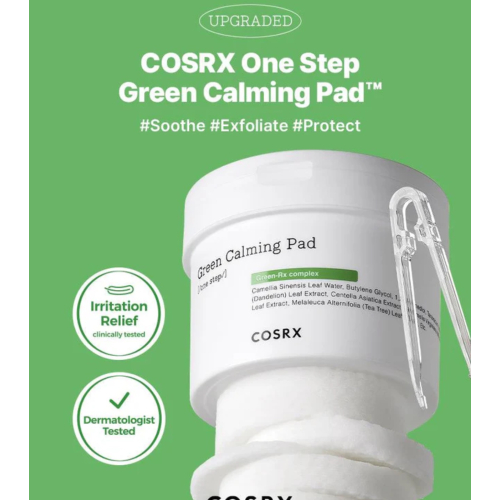 COSRX - Tonique visage apaisant vert au format pads