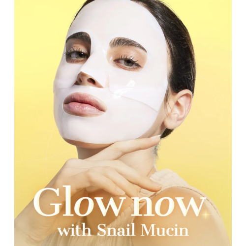 COSRX - Pack de 3 masques faciaux Advanced Snail Mucin Glass Glow