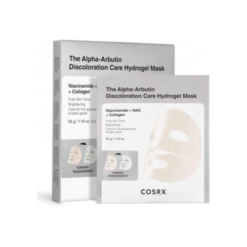 COSRX - Lot de 3 masques éclaircissants pour le visage The Alpha-Arbutin