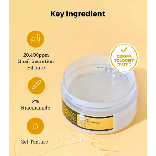 COSRX - Patchs hydrogel contour des yeux Advanced Snail