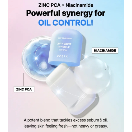 COSRX - Stick solaire visage Airy-Light Invisible SPF50 PA++++
