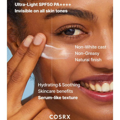 COSRX - Écran solaire pour le visage SPF50+ PA ++++ Ultra-Light